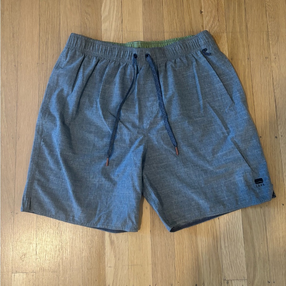 Cova Bathing Suit, Gray, Men’s Medium